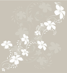 Decorative flower background