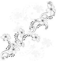 Fototapeta premium floral element