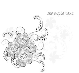 beautifull decorative flower background