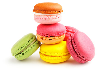 Tasty colorful macaroon