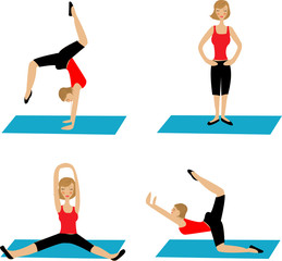 Yoga poses