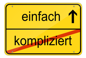 Einfach Kompliziert Einfach Kompliziert