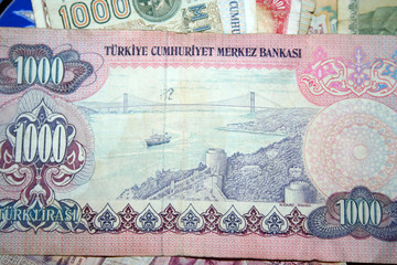 turkish lira,old, specimen