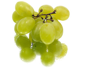 bunch of green grapes