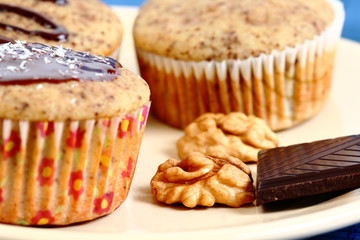 Muffins and chocolate