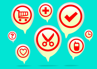 Pharmacy health icons