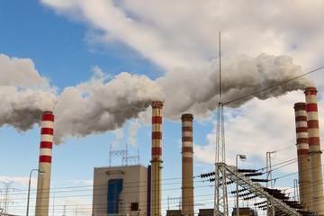 Heavy industrial. Power station - Poland.