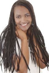 Hübsche afrikanische Frau