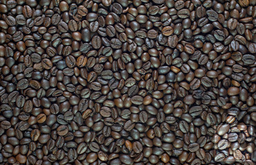 Jigsaw icon on coffee texture and background