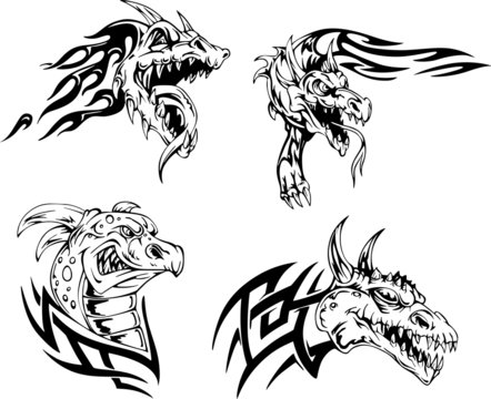 Dragon heads