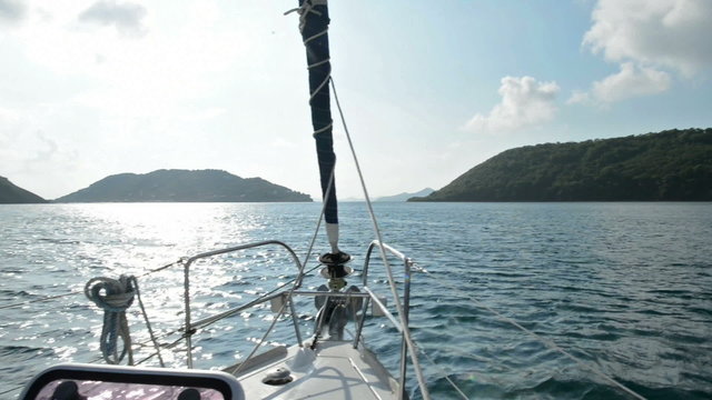 Sailing in the British Virgin Islands