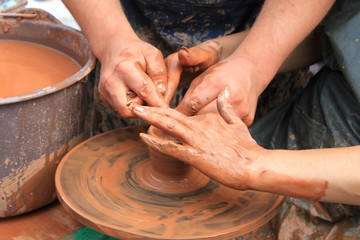 hands of a potter
