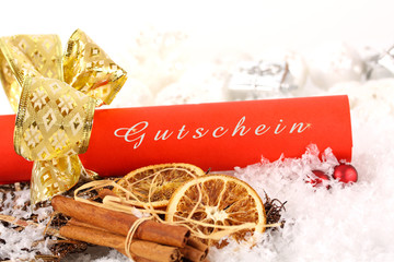 Gutschein Weihnachten