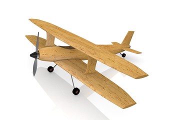 Holzflugzeug