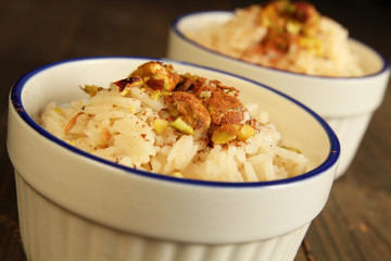Rice pudding