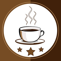 Cup of hot drink - coffee, tea