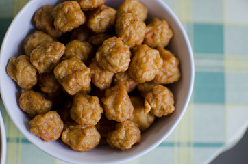 Fried fish and shrimp ball