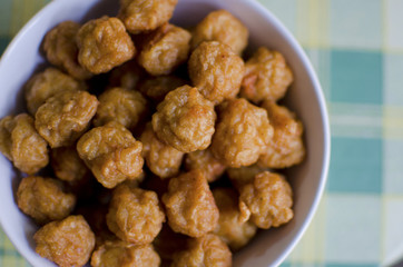 Fried fish and shrimp ball