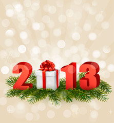 Happy new year 2013! New year design template