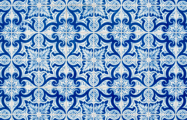 Ornamental old typical tiles