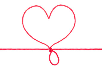 Heart shape rope