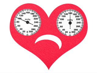 Frightened heart and high blood pressure