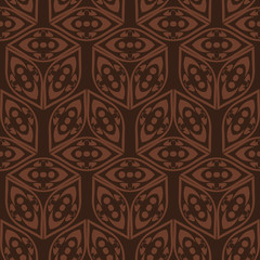 Wallpaper broun pattern