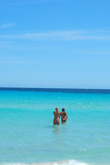 A swim in the sea of Sardinia