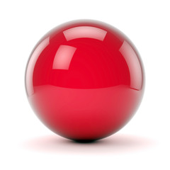 beautiful red sphere
