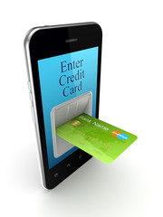 Online payments concept.