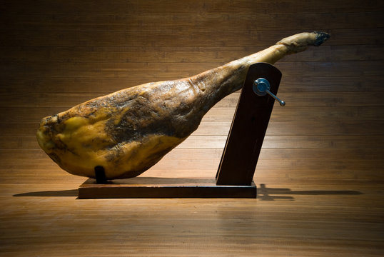 Spanish ham. Jamon Serrano.