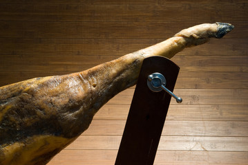 Spanish ham. Jamon Serrano.