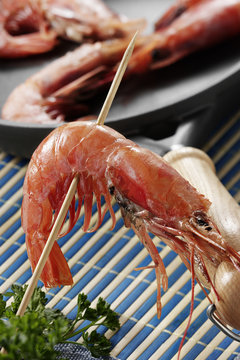 red prawns