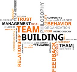 word cloud - team building © z_amir