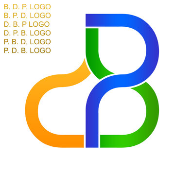 B, D and P Logos