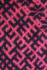 knit ethnographic symbols