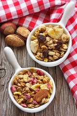 Homemade granola.