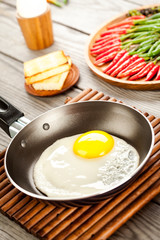 fried eggs