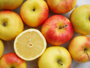 Healthy bright fruits