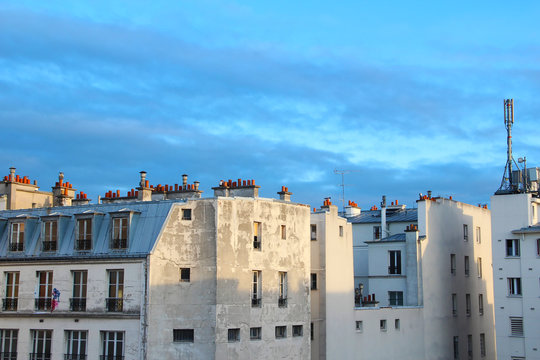 HDR Photograph Of Parisian Roofs