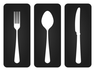 Cutlery Set in Black