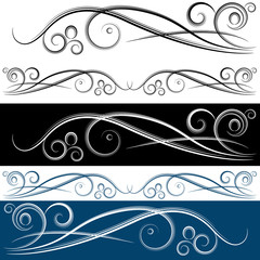 Swirl Banner Set