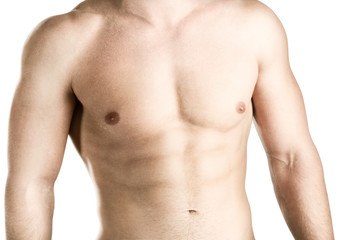 Athletic man torso | Isolated. Clipping path
