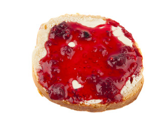 sandwiches with raspberry jam
