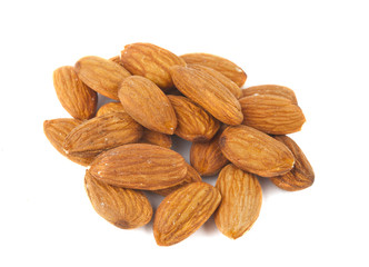 Almonds isolated