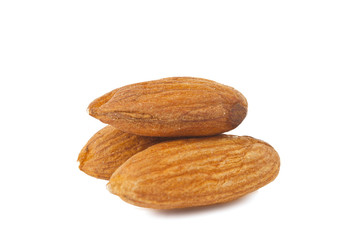 Almonds isolated