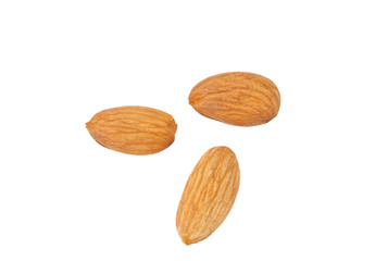 Almonds isolated