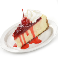 Cherry And Strawberry Cheesecake