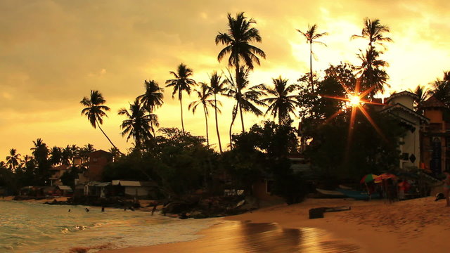 exotic matara beach, sri lanka