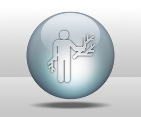 Hovering Sphere Button 